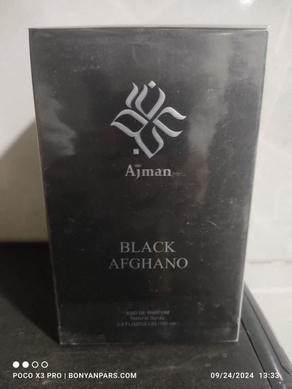 ادکلن عجمان مدل بلک افغان مردانه حجم 100 ml - تصویر 2