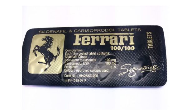 قرص فراری مشکی تاخیری black ferrari tablets - تصویر 2